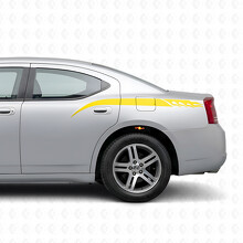 Flame Style Strepen Zij Vinyl Decal Sticker voor Dodge Charger 2006-2010_5