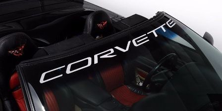 Corvette Voorruitbanner Vinyl Decal voor Chevy Corvette