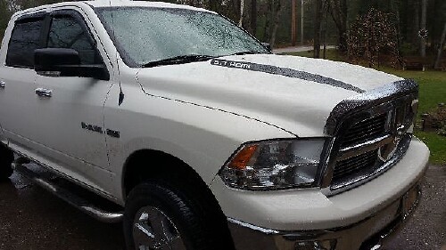Motorkapstrepen 5.7 HEMI Vinyl Decal Kit voor Dodge Ram 2009-2018