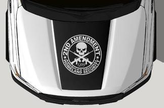 Ford F-150 (2015-2017) vinyl motorkap sticker wrap kit - 2e amendement