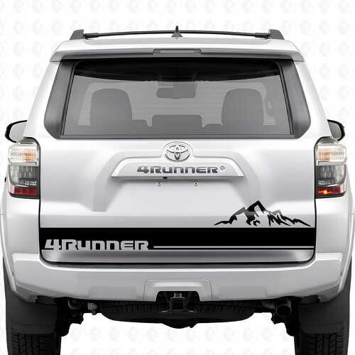 4Runner Mountain Stripes Achterklep Vinyl Decal Sticker voor Toyota 4Runner 2010-2017_1