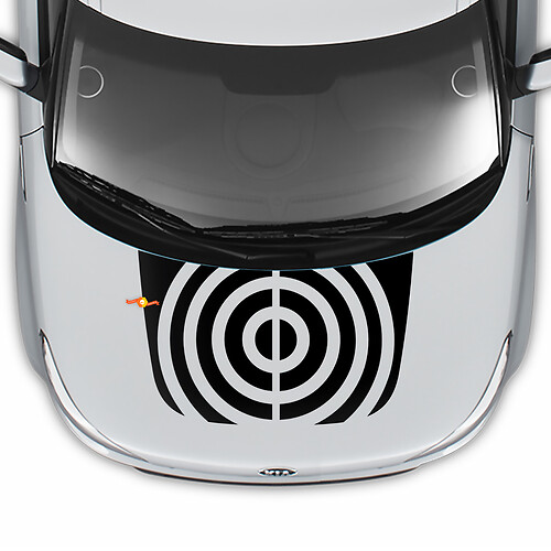 Hood Circle Decal Wrap Vinyl -stickers Stickers voor Kia Soul 2 2
