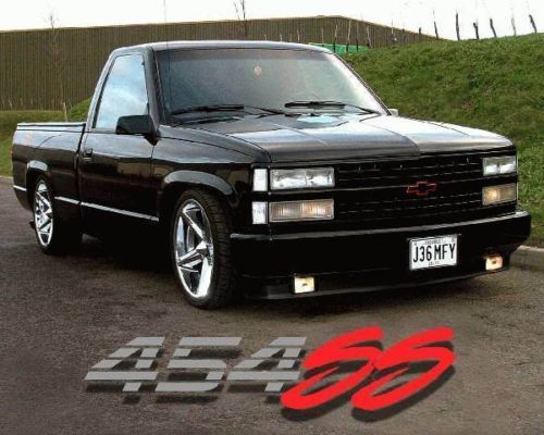 2 x 454 SS CHEVY TRUCK STICKERS 90-91 92-93 CHEVROLET TRUCK #1