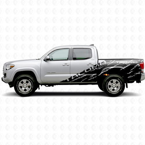 Tacoma TRD Pro Torn Splash zij Bedside Deur Vinyl Decal Sticker voor Toyota Tacoma 2016-2020