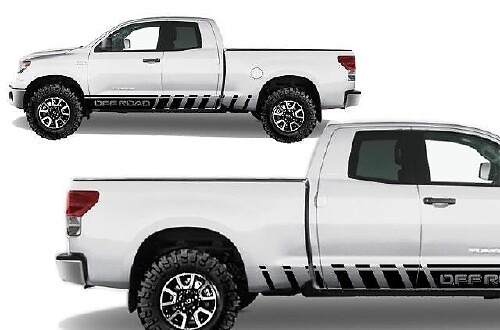 Off Road Zijkstrepen Vinyl Decal Voor Toyota Tundra 2007-2013