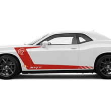 Hellcat srt c strepen accent voor Dodge Challenger
 2