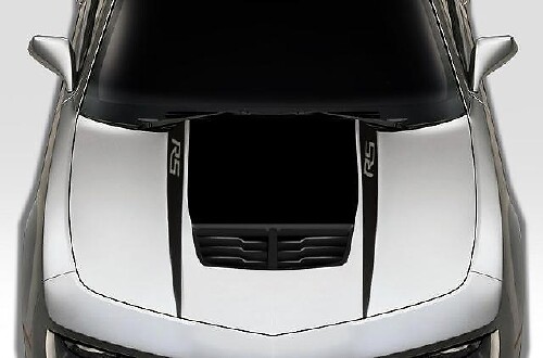 RS Motorkap Spears Vinyl Sticker Kit voor Chevrolet Camaro 2010-2015