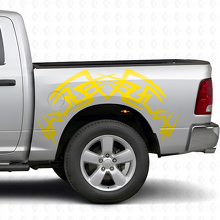 Tribal Bed Side Vinyl Decal Kit voor Dodge Ram 1500/2500 2009-2018_5