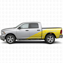 Vinylsticker zijpaneel in verweerde stijl voor Dodge Ram 2500_5