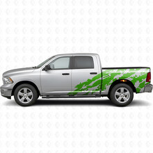Destroyed Style Zijkant Vinyl Decal Sticker voor Dodge Ram 1500_3