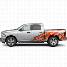 Destroyed Style Zijkant Vinyl Decal Sticker voor Dodge Ram 1500_4