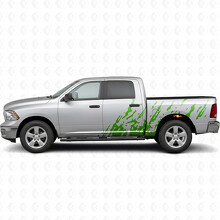 Modder Spat Effect Zij Vinyl Decal Sticker voor Dodge Ram 3500_3