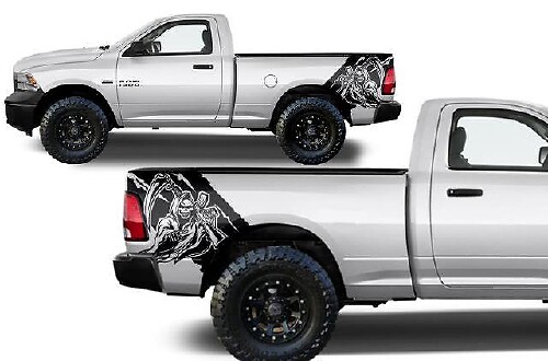 Reaper Bed Side Vinyl Decal Kit voor Dodge Ram 1500 2500 2009-2018