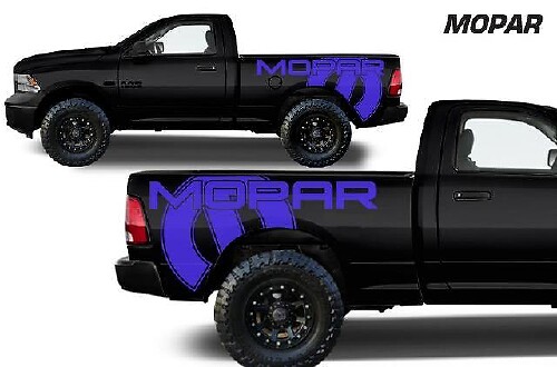 Mopar Achterzijde Vinyl Decal Set voor Dodge Ram 1500/2500/3500 2009-2018