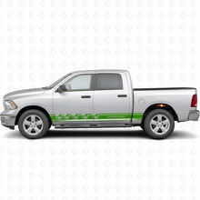 Death Before Dishonor Strepen Zij Vinyl Decal Sticker voor Dodge Ram 1500_3