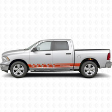 Death Before Dishonor Strepen Zij Vinyl Decal Sticker voor Dodge Ram 1500_4