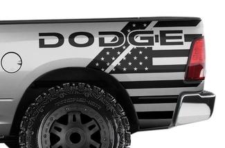 DODGE RAM TRUCK 1500/2500/3500 (2009-2018) AANGEPASTE VINYL STICKERS - DODGE USA