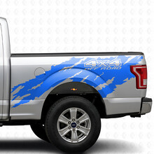 4x4 Off Road Versleten Stijl Bedside Vinyl Decal Kit voor Musclecar truck 2015-17_2