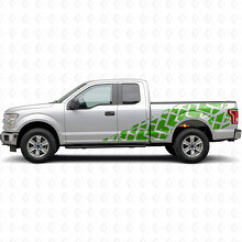 Grote Bandenprofiel Strepen Zijkant Vinyl Decal Kit voor Musclecar truck 2015-2017_3