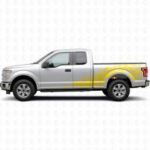 Grote Bandenprofiel Strepen Zijkant Vinyl Decal Kit voor Musclecar truck 2015-2017_5