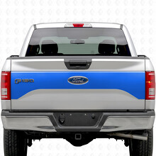 Blackout achterklep vinyl decal sticker voor Ford F-150 2015-2017_2