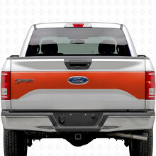 Blackout achterklep vinyl decal sticker voor Ford F-150 2015-2017_4