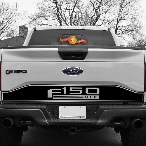 Lettering Achterklep Strip Vinyl Decal voor Musclecar F-150 2015-2017
