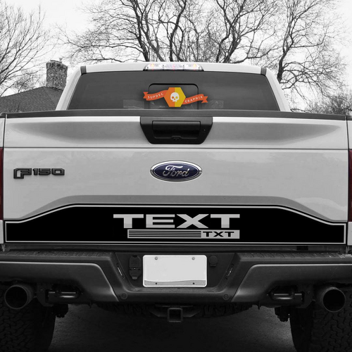 Lettering Achterklep Strip Vinyl Decal voor Musclecar F-150 2015-2017