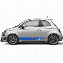Racing Stripes Zijvinylsticker voor Fiat 500_2