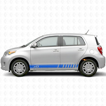 xD Logo Accent Strepen Zij Vinyl Decal Kit voor Scion xD_2