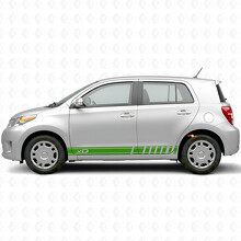 xD Logo Accent Strepen Zij Vinyl Decal Kit voor Scion xD_3