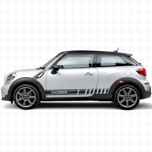Gemerkt Race Strepen Zijkant Vinyl Decal Sticker voor MINI Paceman
