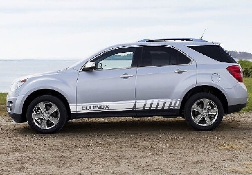 2X Multiple Color Graphics Chevrolet Equinox Car Racing Vinyl Decal Sticker