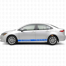 Toyota Logo Accent Strepen Zijkant Vinyl Decal Sticker voor Toyota Corolla_2