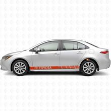 Toyota Logo Accent Strepen Zijkant Vinyl Decal Sticker voor Toyota Corolla_4