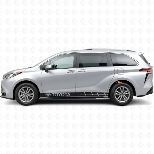 Gemerkt Accent Strepen Rocker Panel Vinyl Decal Sticker voor Toyota Sienna