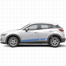 Race Strepen Deur Zijde Vinyl Sticker Decal voor Mazda CX-3_2