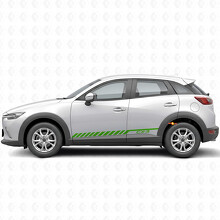 Race Strepen Deur Zijde Vinyl Sticker Decal voor Mazda CX-3_3