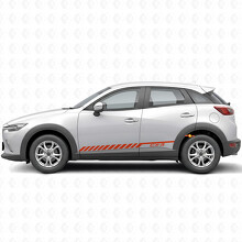 Race Strepen Deur Zijde Vinyl Sticker Decal voor Mazda CX-3_4