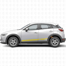 Race Strepen Deur Zijde Vinyl Sticker Decal voor Mazda CX-3_5