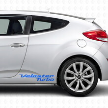 Veloster Turbo Lettering Deur Zij Vinyl Decal Sticker voor Hyundai Veloster_2