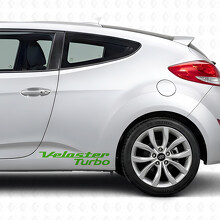 Veloster Turbo Lettering Deur Zij Vinyl Decal Sticker voor Hyundai Veloster_3