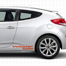 Veloster Turbo Lettering Deur Zij Vinyl Decal Sticker voor Hyundai Veloster_4