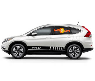 2X meerdere kleuren grafische Honda CR-V autorace vinyl sticker sticker