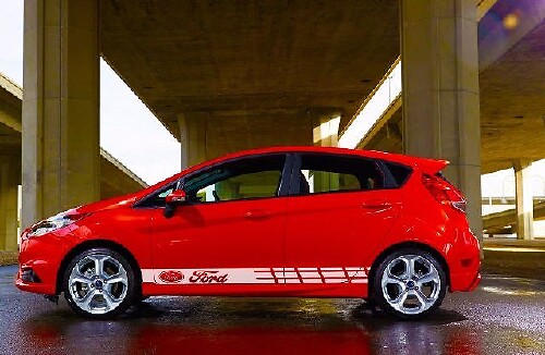 Grafische sticker voor Fiesta / Focus / Fusion in meerdere kleuren