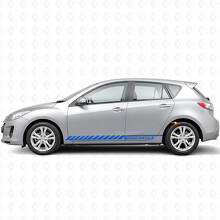 Racing grafische streep Car Side Vinyl Decal Sticker voor Mazdaspeed 3 2007 - 2013_2