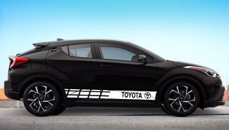 Meerdere kleuren grafische Toyota C-HR / RAV4 / Highlander autorace sticker sticker
