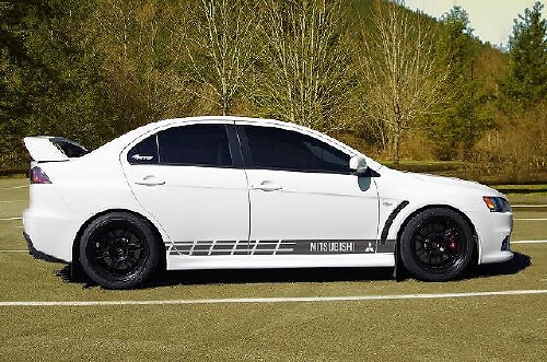 Meerdere kleuren grafische Lancer / Lancer Evolution autorace sticker sticker