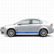 Racing Stripes Zij Vinyl Decal Sticker voor Mitsubishi Lancer_2