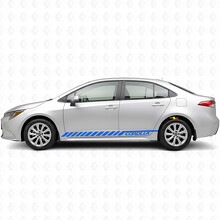 Racen strepen vinyl sticker voor zijdeur Toyota Corolla_2